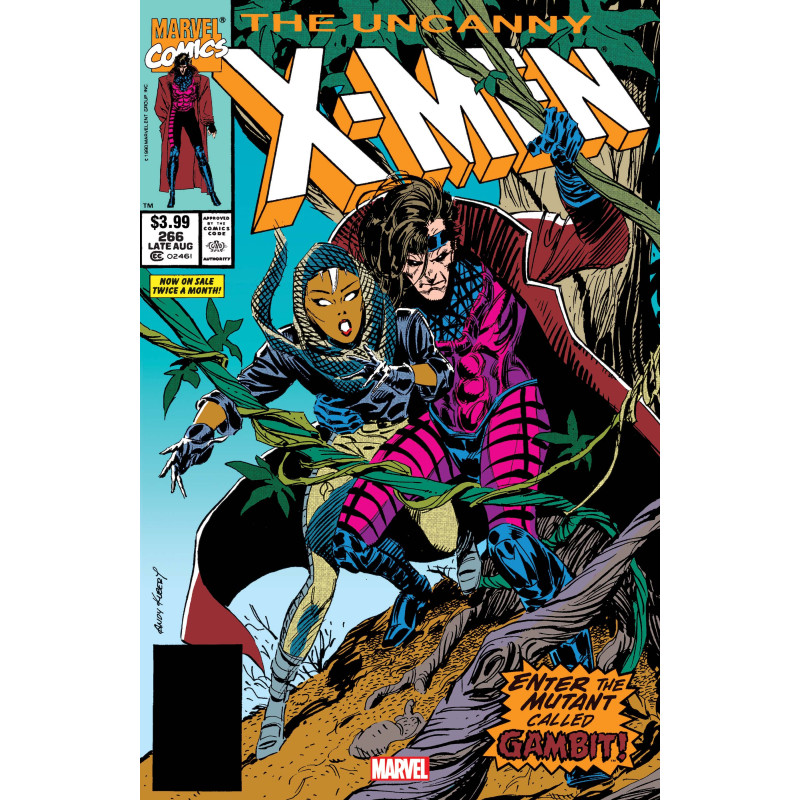 UNCANNY X-MEN 266 FACSIMILE ED SIGNED BY CLAREMONT
