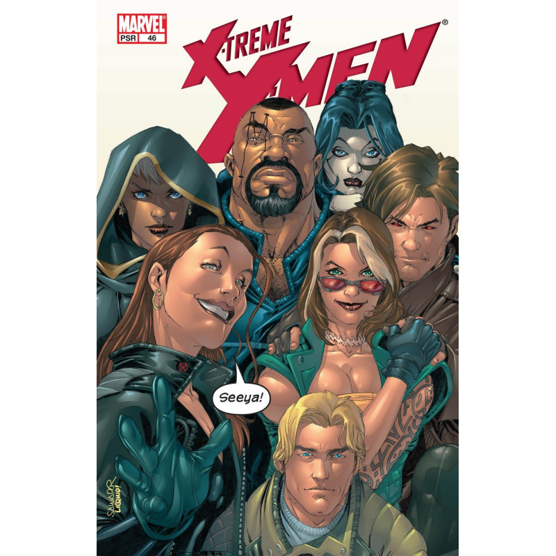 X TREME X MEN 46 SIGNED BY CLAREMONT