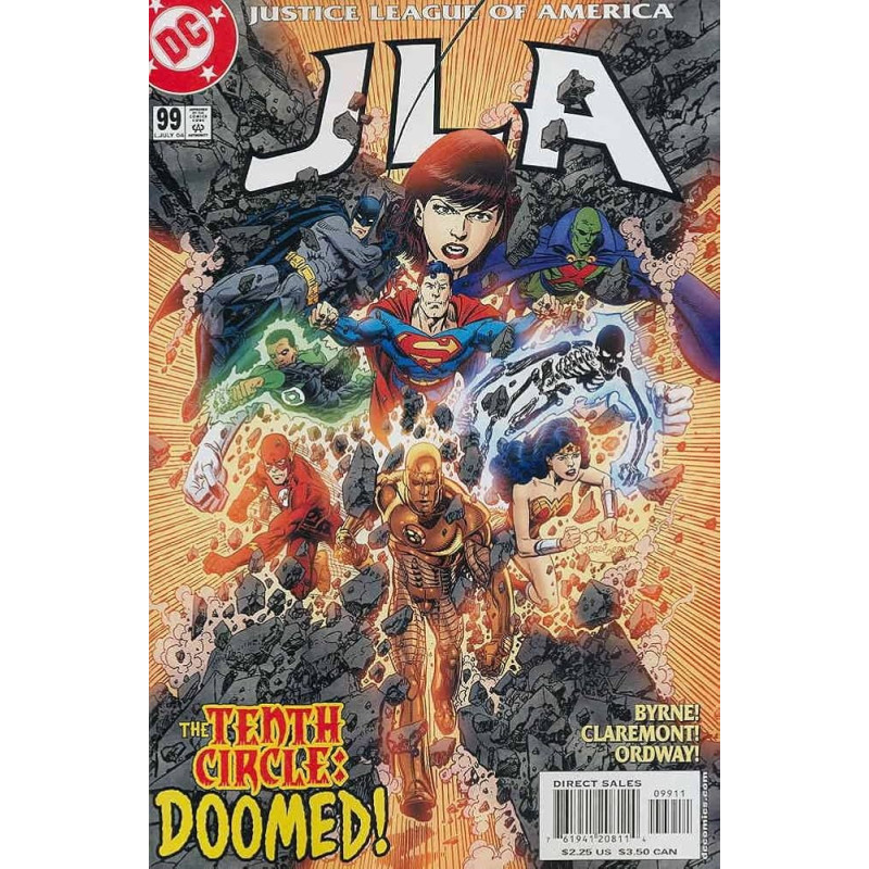 JLA 99 SIGNED BY CLAREMONT