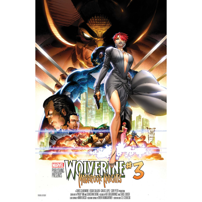WOLVERINE MADRIPOOR KNIGHTS 3 SIGNED BY CLAREMONT