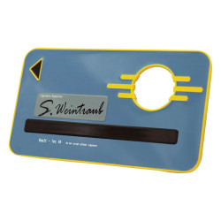 FALLOUT NEW VEGAS REPLIQUE CARTE DE SECURITE VAULT 101 EDITION LIMITEE