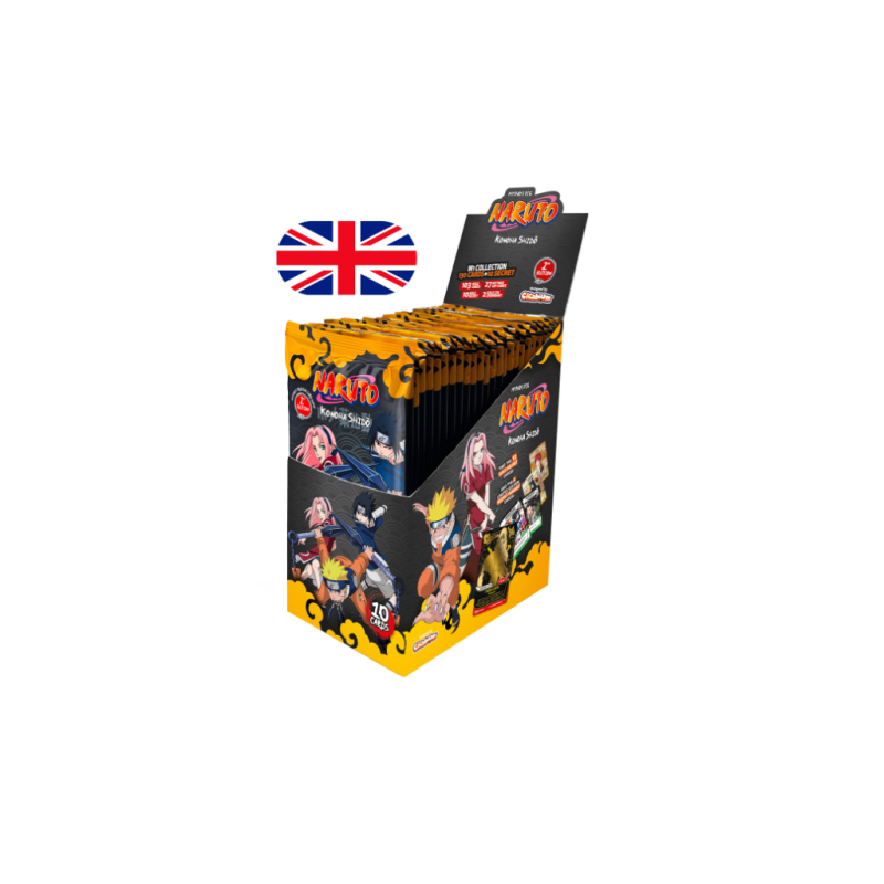 NARUTO TCG FIRST SET 2ND EDITION BOOSTER 1 CARTE PAR PACK (ENGLISH)