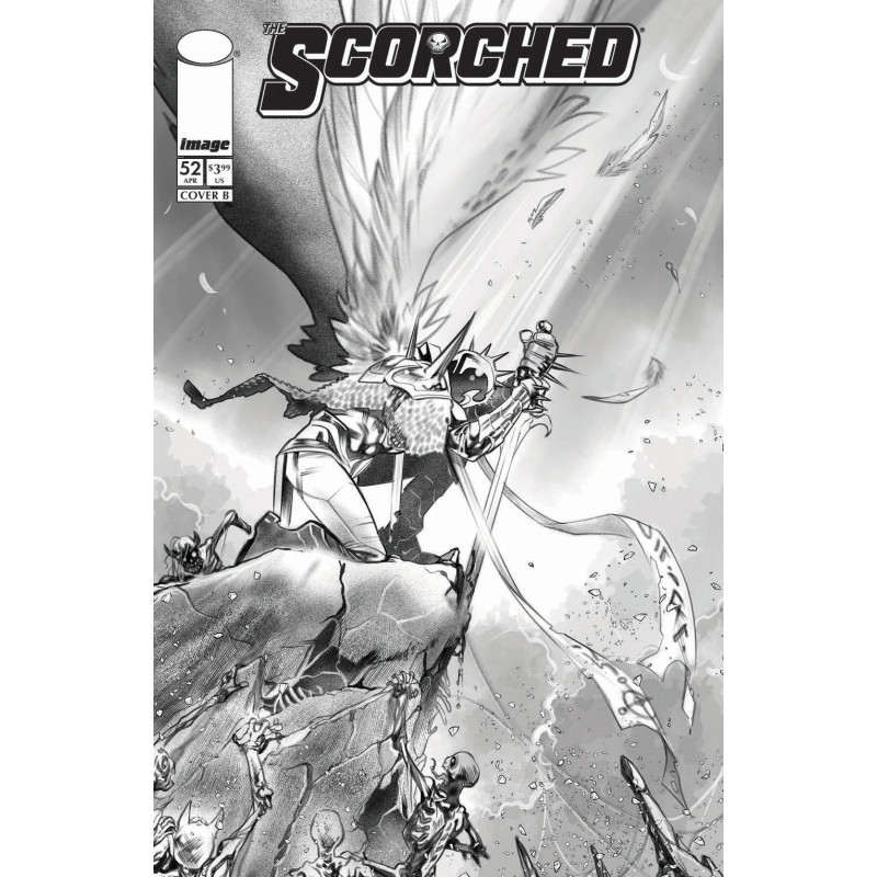 SPAWN SCORCHED 52 CVR B IG GUARA B&W VAR