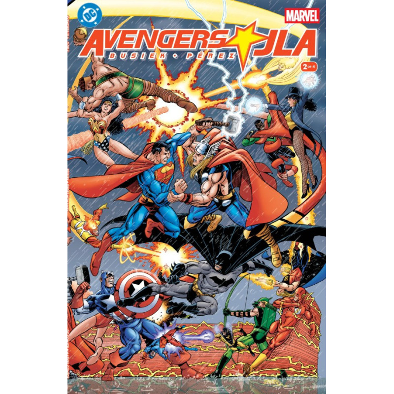AVENGERS JLA 2 (OF 4) FACSIMILE EDITION CVR A GEORGE PEREZ