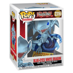 BLUE EYES WHITE BLACK DRAGON YU GI OH POP PREMIUM VINYL FIGURINE 9 CM