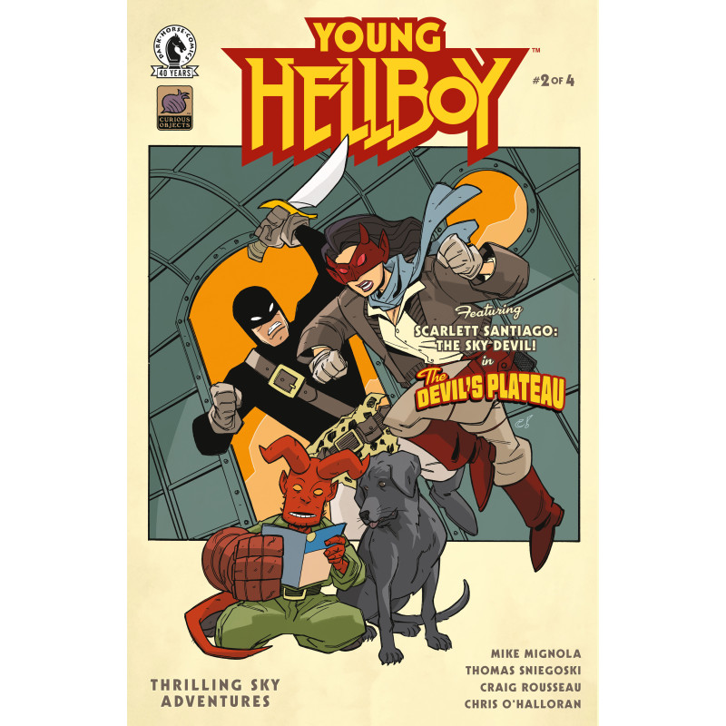YOUNG HELLBOY: THRILLING SKY ADVENTURES 2 (CVR A) (CRAIG ROUSSEAU)