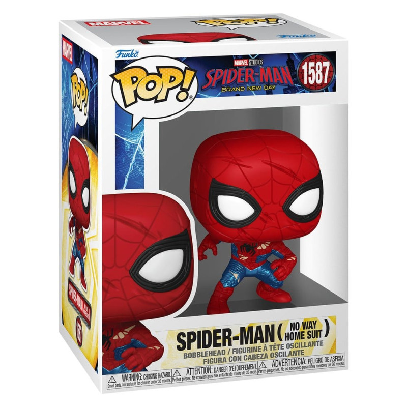SPIDER MAN BRAND NEW DAY NO WAY HOME SUIT POP VINYL FIGURINE 9 CM