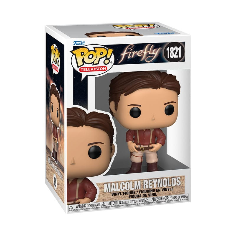 MALCOLM REYNOLDS FIREFLY POP TELEVISION VINYL FIGURINE 9 CM