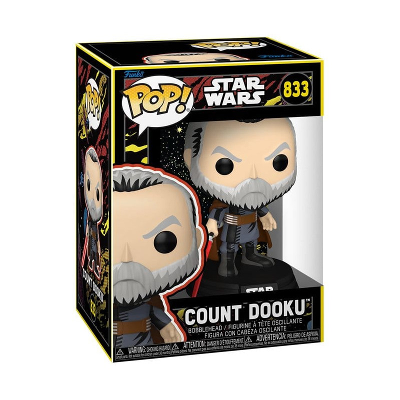 COUNT DOOKU MAY THE FOURTH RETRO POP VINYL FIGURINE 9 CM