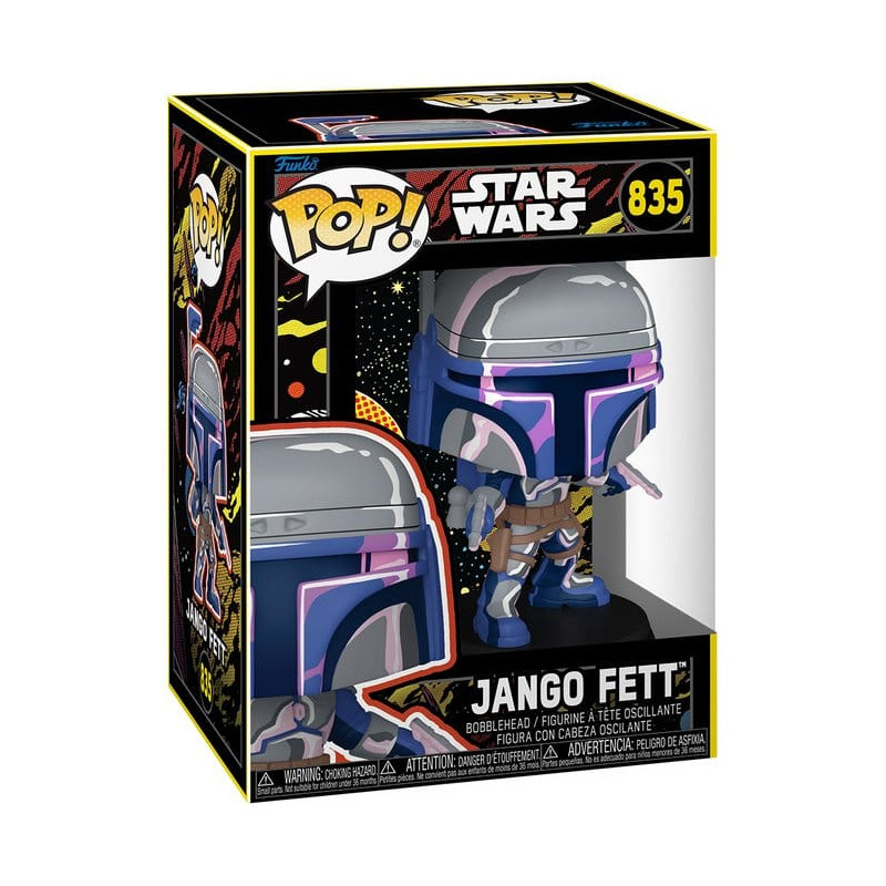 JANGO FETT RETRO STAR WARS VINYL FIGURINE 9 CM
