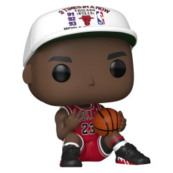 MICHAEL JORDAN 3 TIMES IN A ROW POP SPORTS VINYL FIGURINE 9 CM