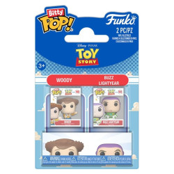 WOODY AND BUZZ TOY STORY 5 BITTY POP VINYL FIGURINE 2 CM