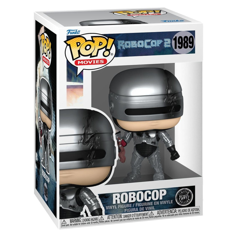 ROBOCOP 2 METALLIC POP! MOVIES VINYL EDITIN LIMITEE CHASE FIGURINE 9 CM
