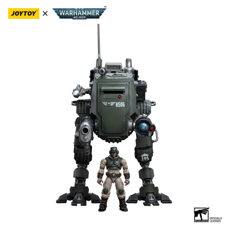 ASTRA MILITARUM CADIAN ARMOURED SENTINEL WARHAMMER 40,000 FIGURINE 12 CM