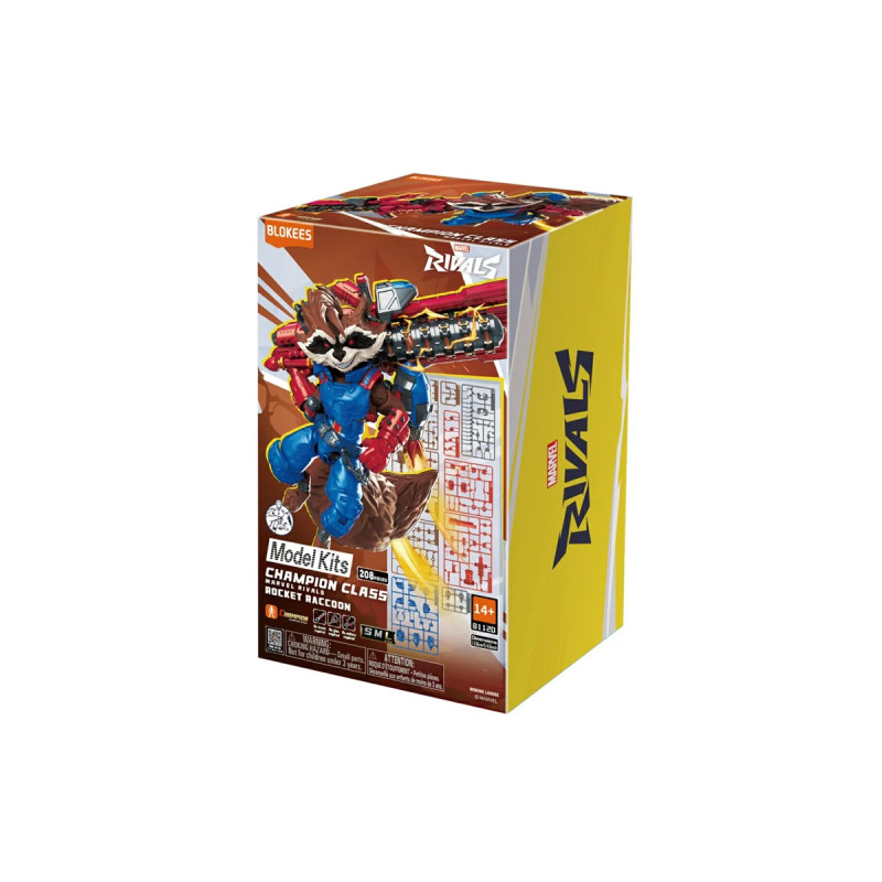 ROCKET RACOON MARVEL RIVALS CHAMPION CLASS 08 BLOKEES FIGURINE 15 CM