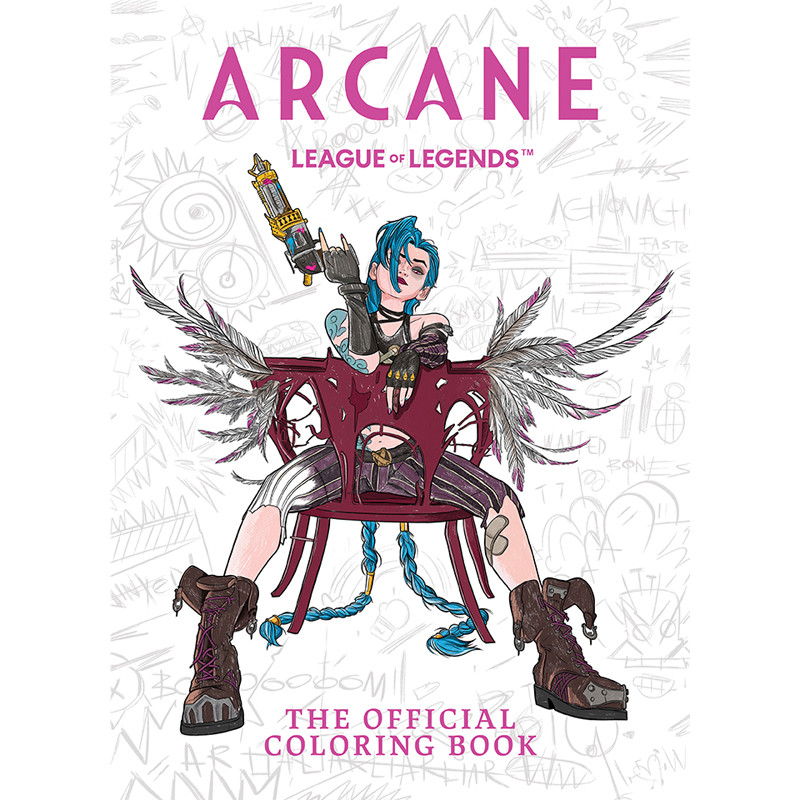 ARCANE TP THE OFFICIAL COLORING BOOK