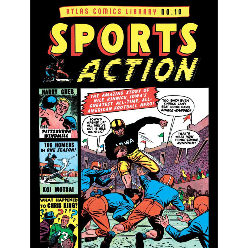 ATLAS COMICS LIBRARY HC NO 10 SPORTS ACTION (MR)