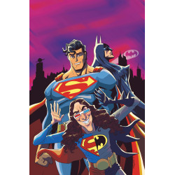BATMAN SUPERMAN WEIRD AL WORLDS WEIRDEST 1 (ONE SHOT) CVR D JERRY GAYLORD CARD STOCK VAR