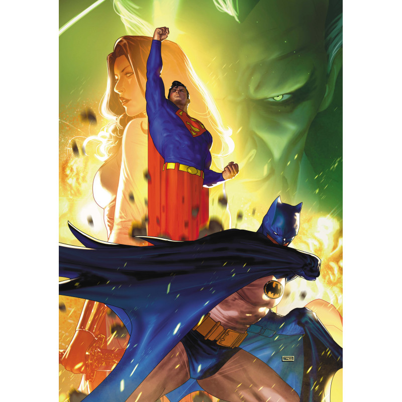 BATMAN SUPERMAN WORLDS FINEST 55 CVR B TAURIN CLARKE CARD STOCK VAR