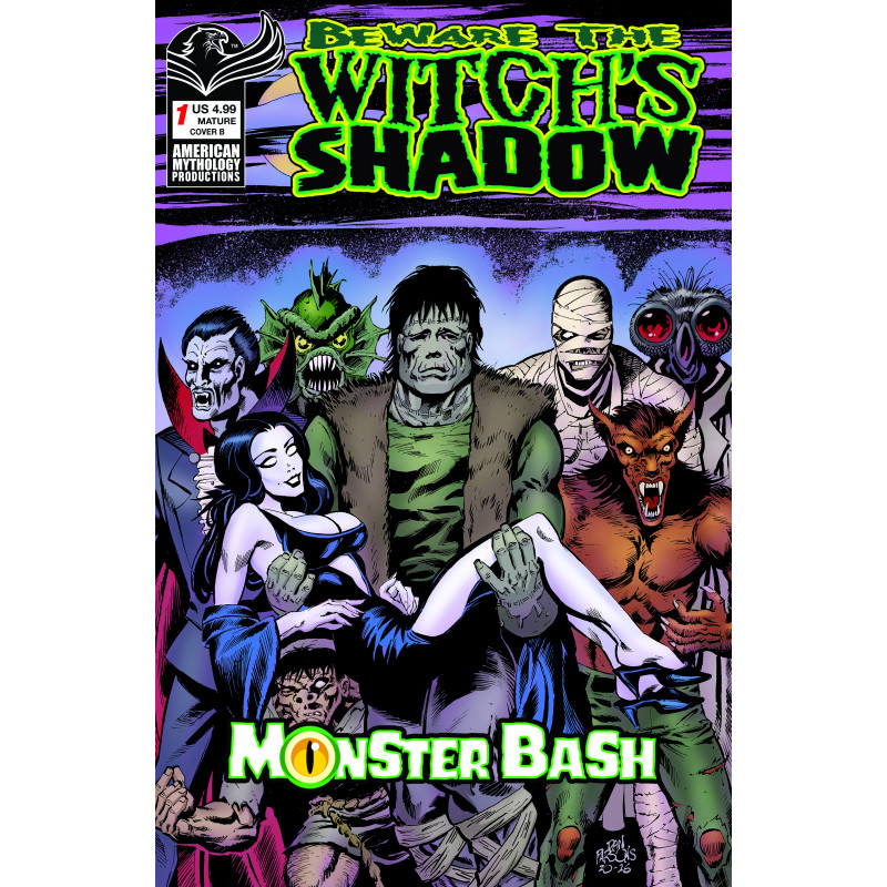 BEWARE THE WITCHS SHADOW MONSTER BASH 1 CVR B DAN PARSONS VAR (MR)