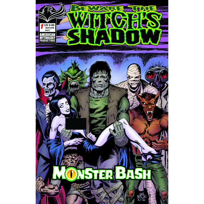 BEWARE THE WITCHS SHADOW MONSTER BASH 1 CVR D DAN PARSONS RISQUE VAR (MR)