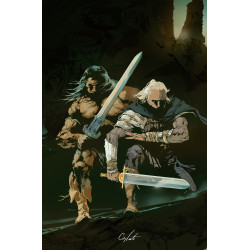 CONAN THE BARBARIAN AND DRAGONERO 5 (OF 7) CVR B STEVAN SUBIC VIRGIN CARDSTOCK VAR (MR)
