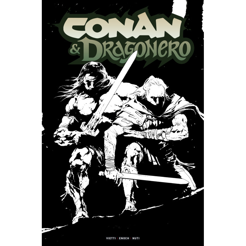 CONAN THE BARBARIAN AND DRAGONERO 5 (OF 7) CVR D STEVAN SUBIC INKS VAR
