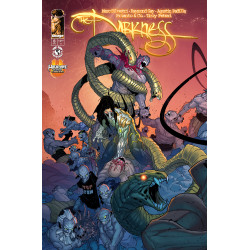 DARKNESS (2025) 8 CVR C PAT BOUTIN & STEVE FIRCHOW CONNECTING WITCHBLADE TEAM UP VAR
