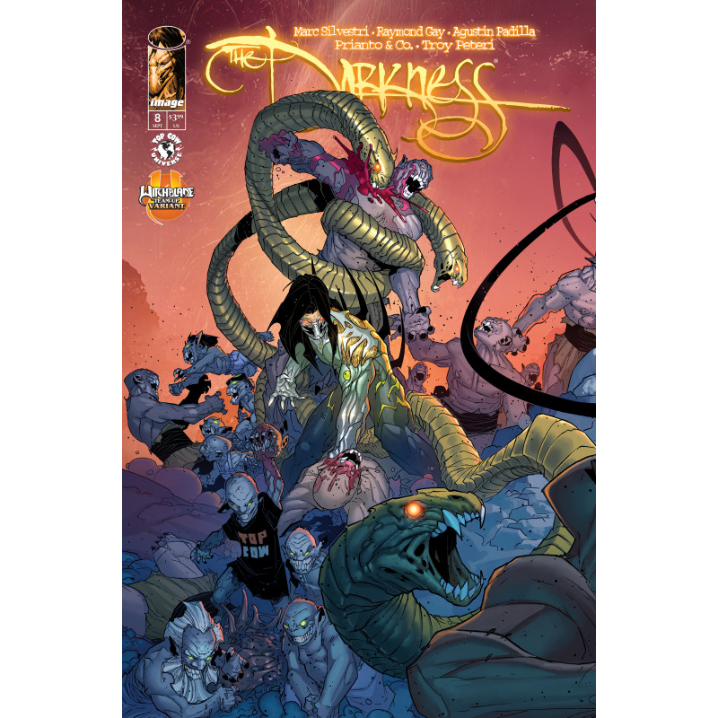 DARKNESS (2025) 8 CVR C PAT BOUTIN & STEVE FIRCHOW CONNECTING WITCHBLADE TEAM UP VAR