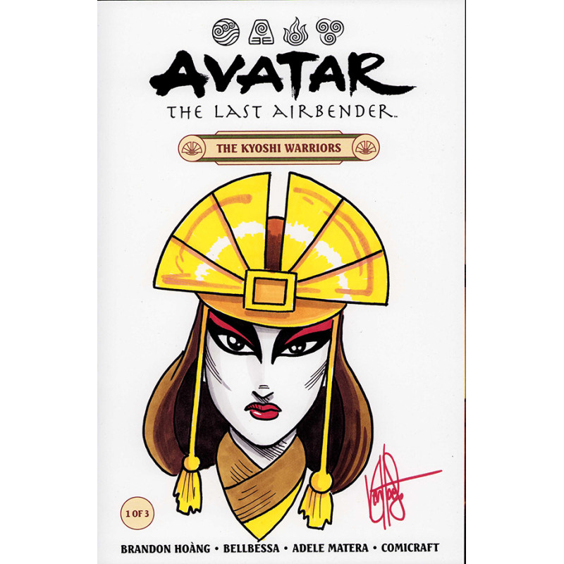 DF AVATAR THE LAST AIRBENDER THE KYOSHI WARRIORS 1 SIGNED AND REMARKED BY KEN HAESER Allocations may occur.