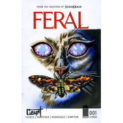 DF FERAL 1 BLANK VARIANT SIGNED AND REMARKED WITH A SILENCE OF THE LAMBS HOMAGE SKETCH BY JESSICA COURT Allocations may occur.