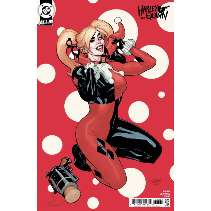 DF HARLEY QUINN 63 VARIANT SIGNED BY TERRY & RACHEL DODSON Allocations may occur.