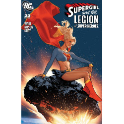 DF SUPERGIRL AND THE LEGION OF SUPERHEROES 23 FACSIMILE EDITION ADAM HUGHES FOIL VARIANT CGC GRADED Allocations may occur.