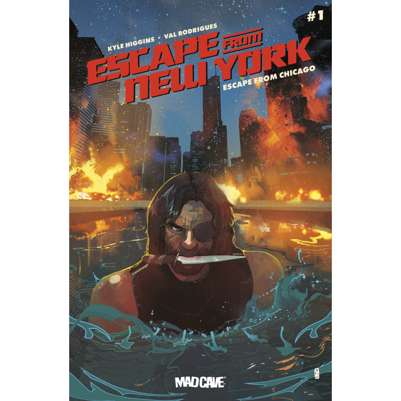 ESCAPE FROM NEW YORK ESCAPE FROM CHICAGO 1 CVR D CHRISTIAN WARD VAR