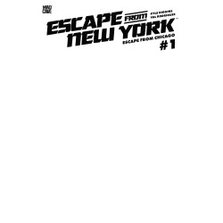 ESCAPE FROM NEW YORK ESCAPE FROM CHICAGO 1 CVR F BLANK SKETCH CARD STOCK VAR