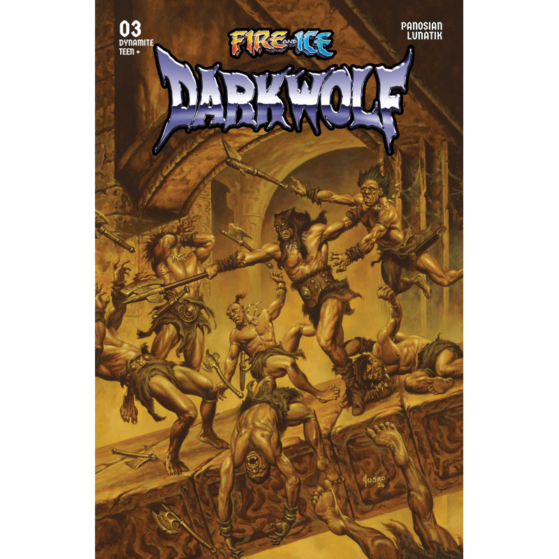 FIRE AND ICE DARKWOLF 3 CVR C JOE JUSKO VAR