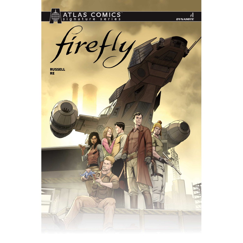 FIREFLY 1 CVR J ROBERT QUINN ATLAS EDITION SIGNED BY MARK RUSSELL
