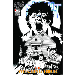 FRIGHT NIGHT WITCHING HOUR 2 (OF 2) CVR E ROY ALLAN MARTINEZ LTD B&W VAR Limited to only 350 copies. Allocations may occur.