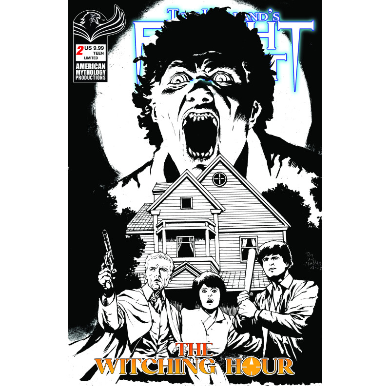 FRIGHT NIGHT WITCHING HOUR 2 (OF 2) CVR E ROY ALLAN MARTINEZ LTD B&W VAR Limited to only 350 copies. Allocations may occur.