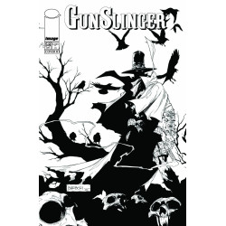 GUNSLINGER SPAWN 58 CVR B CARLO BARBERI B&W VAR