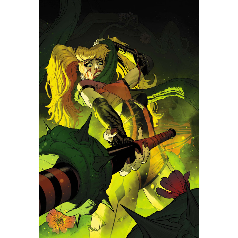 HARLEY QUINN 66 CVR E MATTIA DE IULIS BAD SEEDS SPOT FOIL VAR (BATMAN BAD SEEDS)