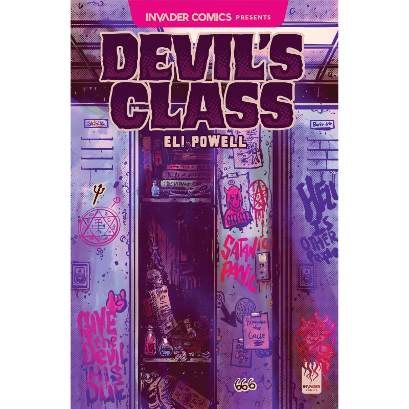INVADER COMICS PRESENTS DEVILS CLASS 1 (ONE SHOT) CVR B MIKE NELSEN VAR