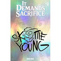 IT DEMANDS SACRIFICE 1 (OF 4) CVR D SKOTTIE YOUNG FOIL VAR