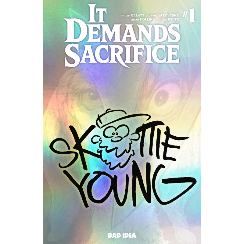 IT DEMANDS SACRIFICE 1 (OF 4) CVR D SKOTTIE YOUNG FOIL VAR