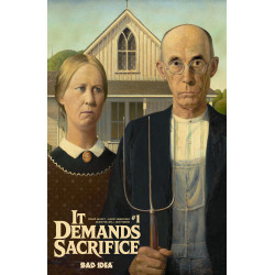 IT DEMANDS SACRIFICE 1 (OF 4) CVR E GRANT WOOD OLD MASTERS VAR