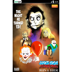 JUNIOR HIGH HORRORS RUN & HIDE 1 (ONE SHOT) CVR B ROB POTCHAK THE NIGHT HE TURNED 13 VAR