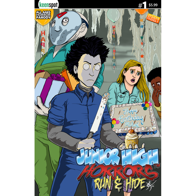 JUNIOR HIGH HORRORS RUN & HIDE 1 (ONE SHOT) CVR C ERIC KENT BIRTHDAY PARTY VAR