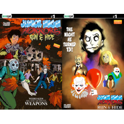 JUNIOR HIGH HORRORS RUN & HIDE 1 (ONE SHOT) CVR D ERIC KENT ROB POTCHAK HOLOFOIL FLIP COVER VAR