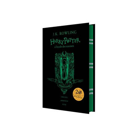 HARRY POTTER A L'ECOLE DES SORCIERS - EDITION 20 ANS SERPENTARD