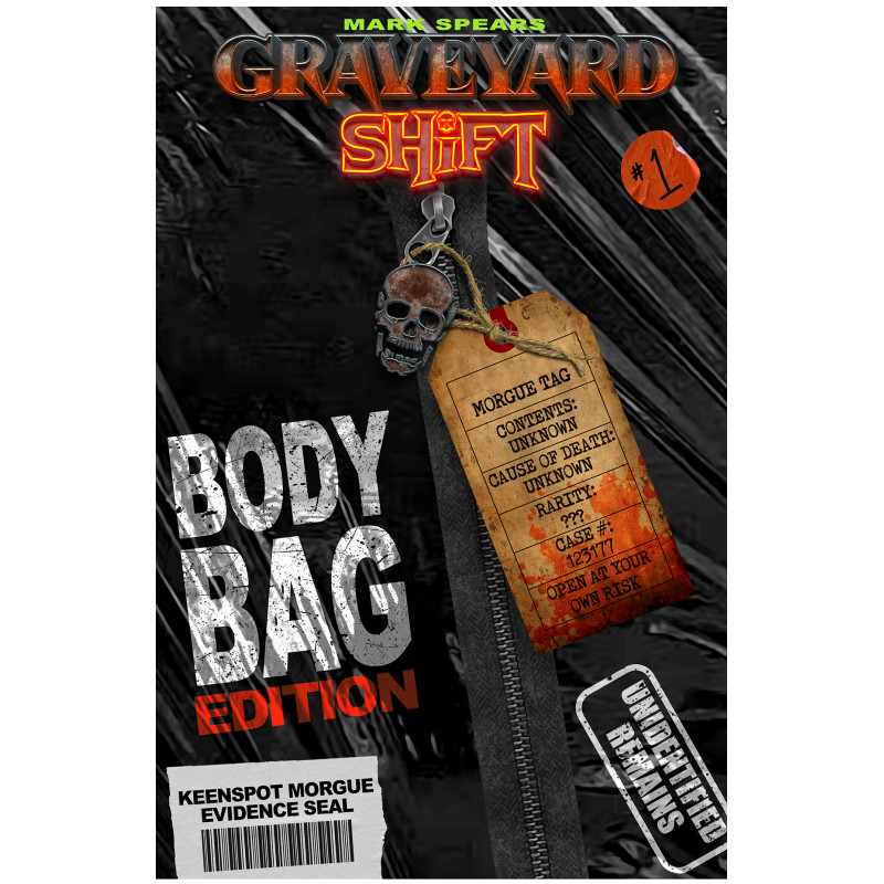 MARK SPEARS GRAVEYARD SHIFT 1 CVR D MARK SPEARS BODY BAG EDITION BLIND BAG WITH BONUS TRADING CARD VAR